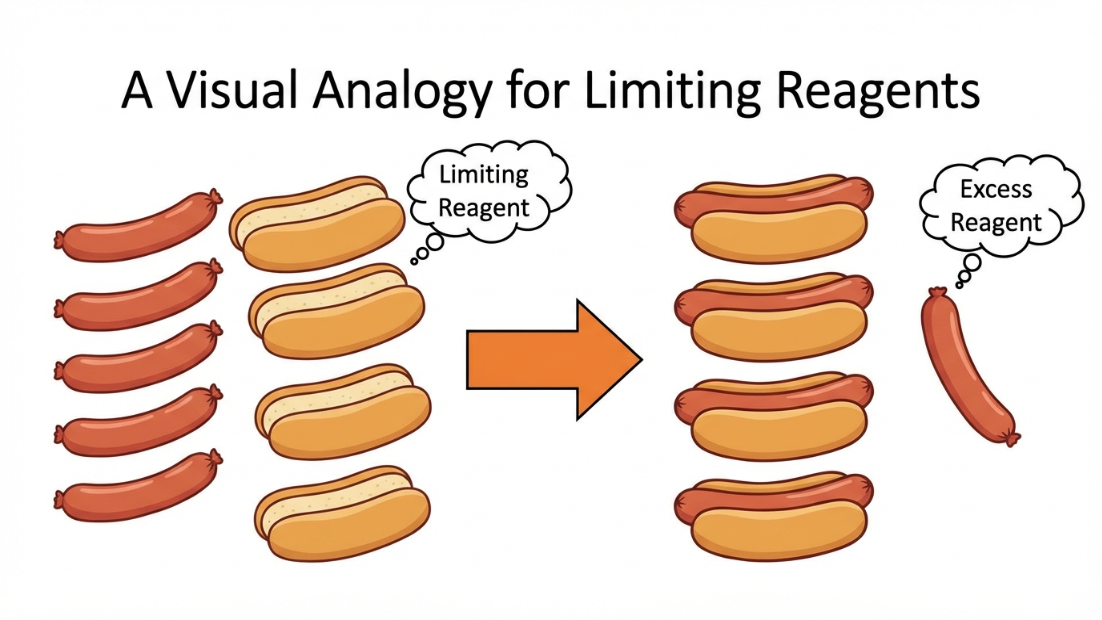 Limiting Reagent Hotdog Analogy