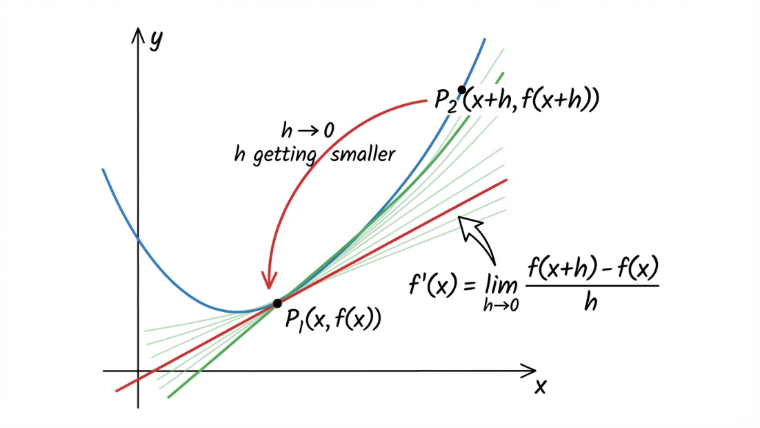 Secant to Tangent Derivative
