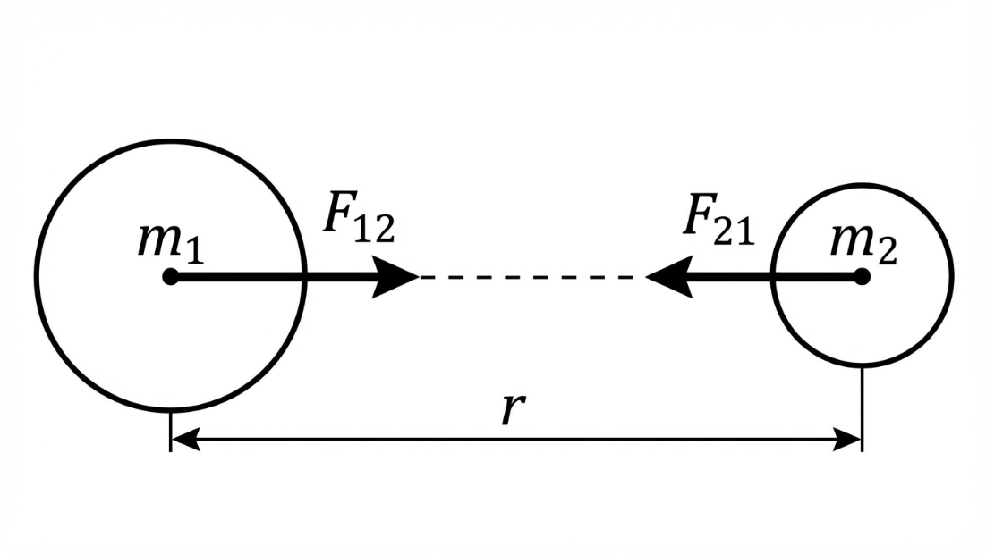 Gravitational Force Diagram