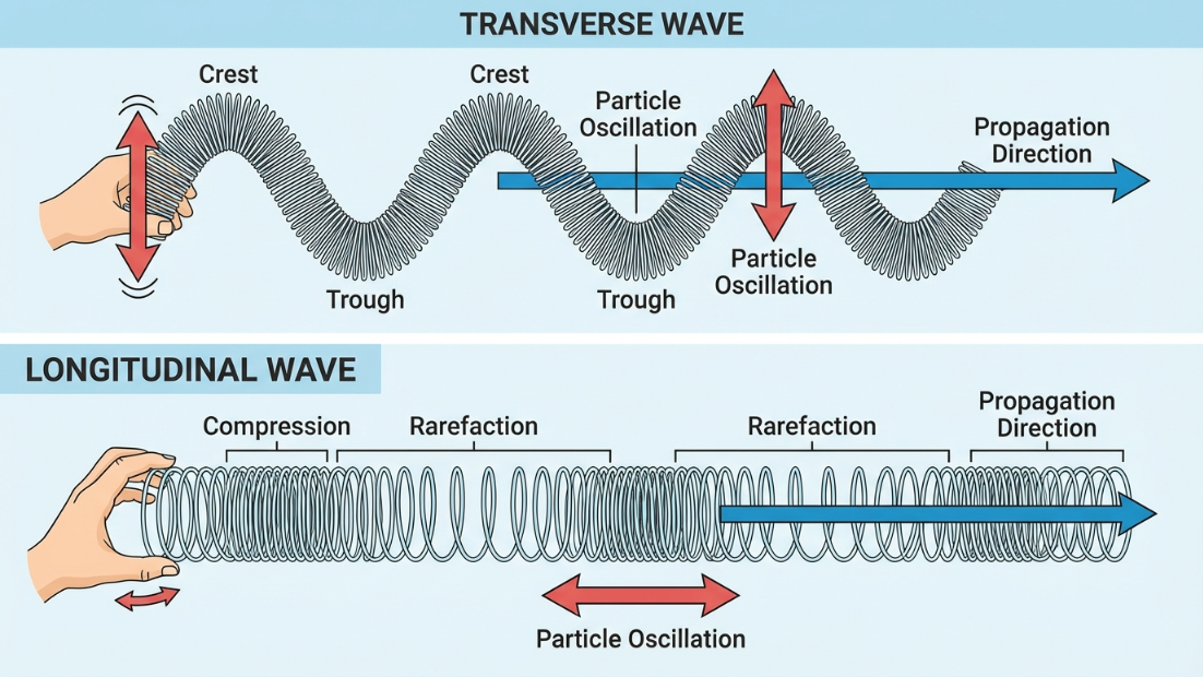 Transverse and Longitudinal Waves