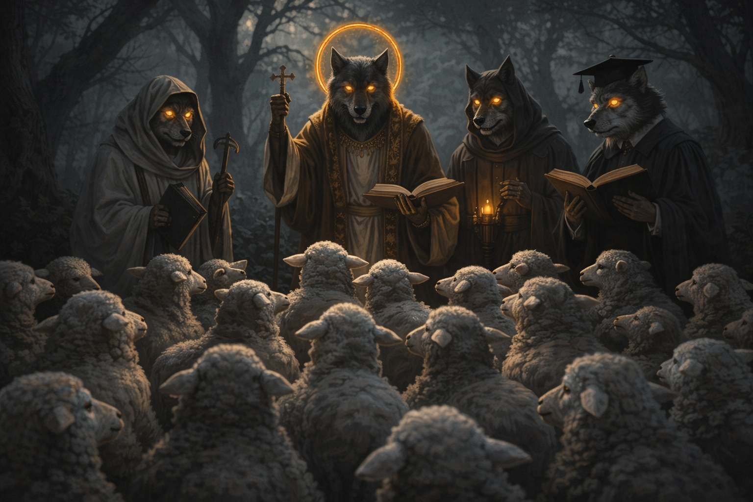 bhede aur bhediye satire