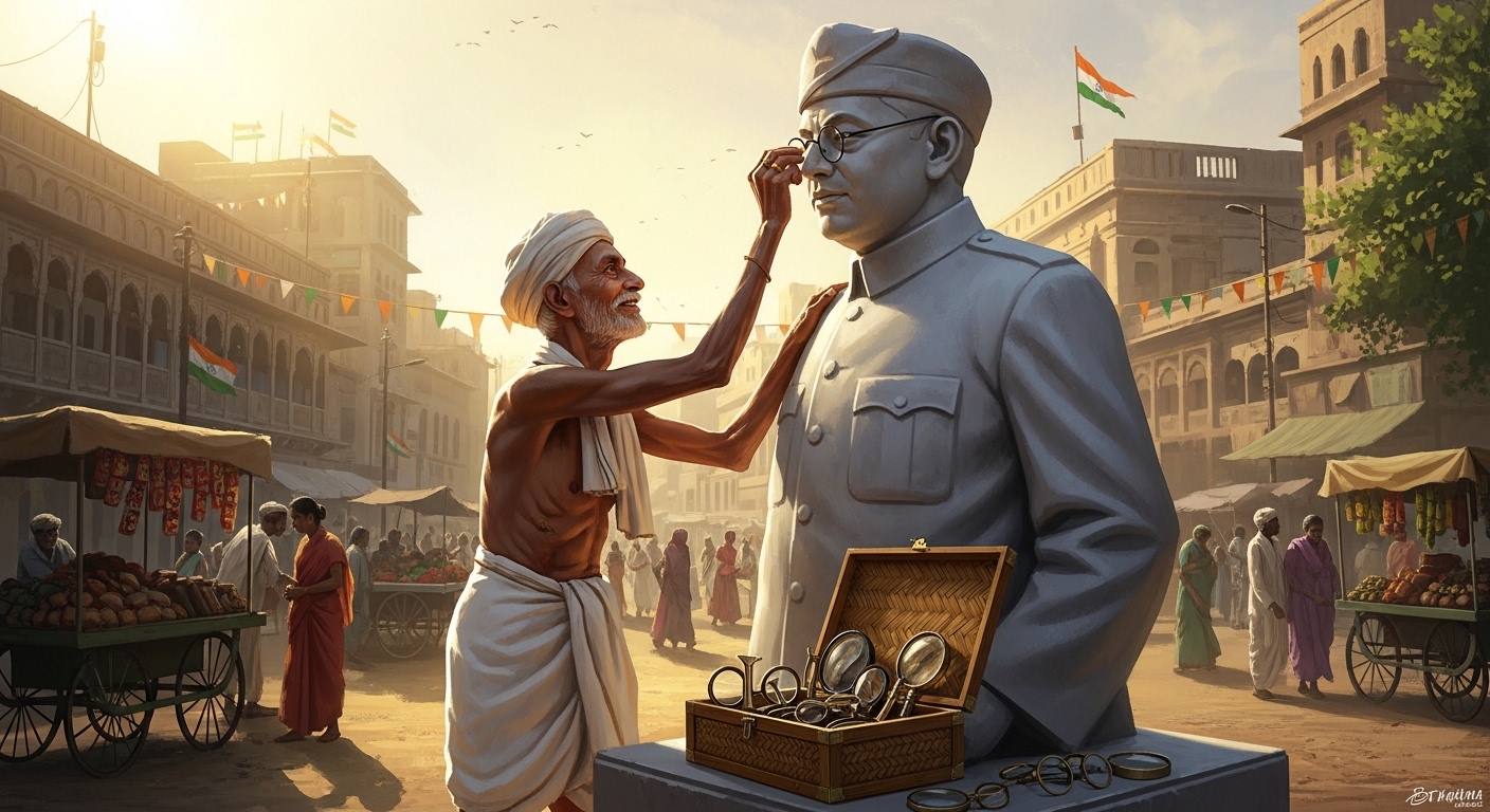 netaji ka chasma statue